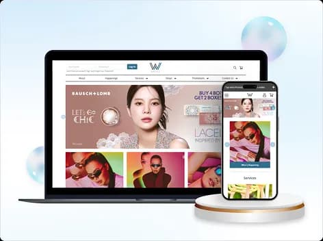W Optics Image in Mobile & Laptop
