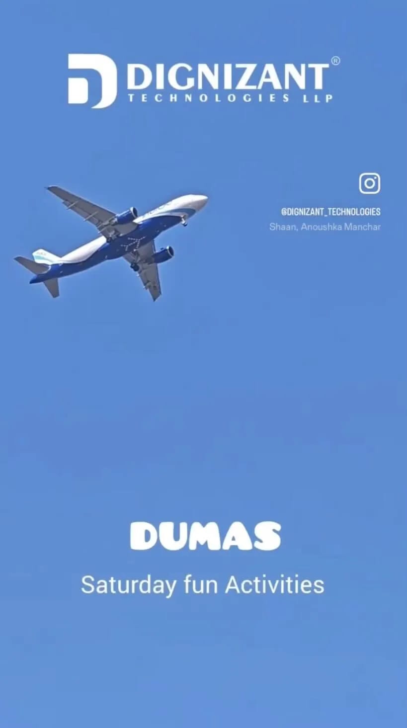 Fun at dumas beach
